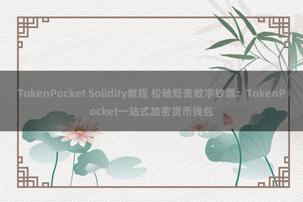 TokenPocket Solidity教程 松驰贬责数字钞票：TokenPocket一站式加密货币钱包